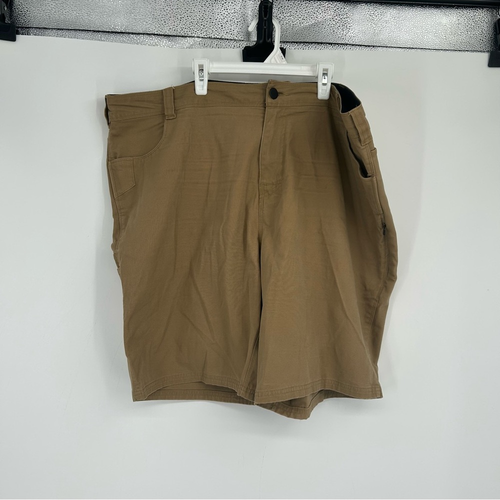 Off the Grid Tan‎ Thick Cotton Havok 10” Cargo Shorts Size 44 Outdoor Work